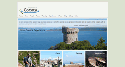 Desktop Screenshot of corsicaexperience.com
